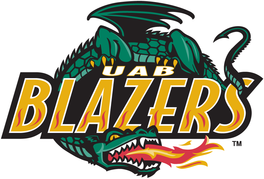 UAB Blazers 1996-Pres Alternate Logo t shirts DIY iron ons